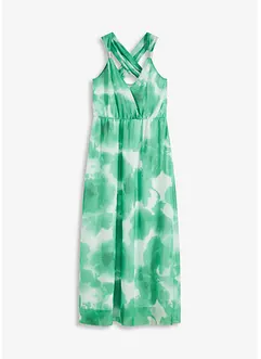 Chiffonkleid mit Trägern und Accessoire-Dekor, bonprix