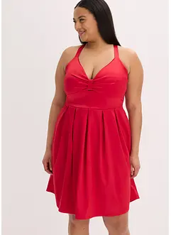 Robe courte en satin brillant, bonprix
