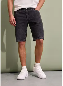Stretch-Jeans-Bermuda, Relaxed Fit, bonprix