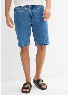 Bermuda en jean extensible, loose, bonprix