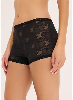 Lot de 3 boxers femme en dentelle, bonprix