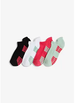 Lot de 4 paires de chaussettes de sport avec semelle en éponge, bonprix