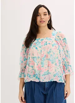 Blouse à base effet boule, bonprix