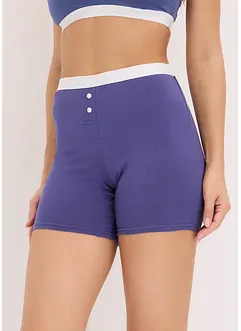 Lot de 4 boxers femme coton mi-longs, bonprix