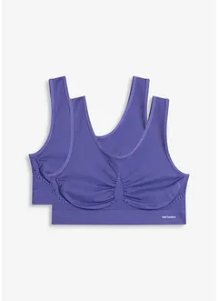 Lot de 2 brassières sans couture Feel Comfort, bonprix