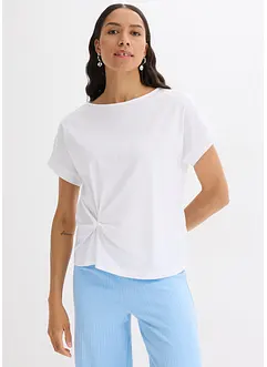 T-shirt avec détail noué, bonprix