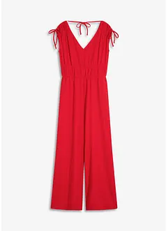 Jumpsuit aus strukturiertem Crêpe, bonprix