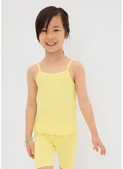 Lot de 3 tops à fines bretelles 100% coton, bonprix