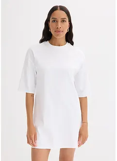 Oversize-Shirtkleid aus schwerer Bio-Baumwolle, bonprix