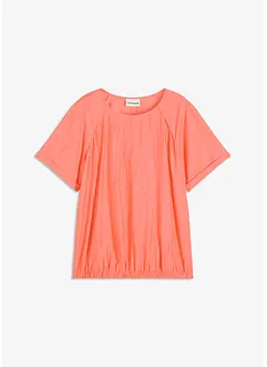 Kurzarmbluse aus softem Viskose-Mix, bonprix