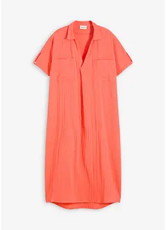 Kaftan-Kleid aus weichem Musselin, bonprix