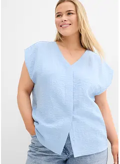Chemisier sans manches en viscose mélangée, bonprix