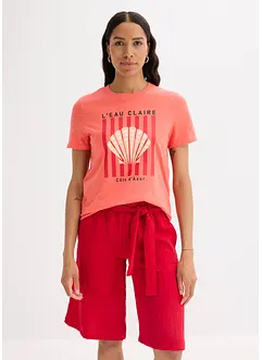 T-Shirt aus reiner Baumwolle, bonprix