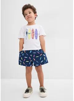 T-shirt et short 100% coton (ens. 2 pces), bonprix