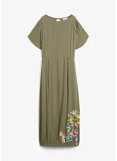 bedrucktes Maxikleid aus fließender Viskose, bonprix