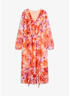 Chiffonkleid mit Volants, bonprix