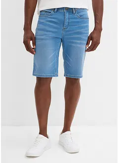 Bermuda confortable en jean et molleton, Regular, bonprix