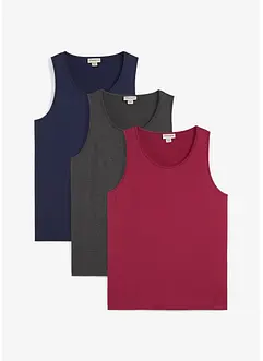 Lot de 3 débardeurs, bonprix
