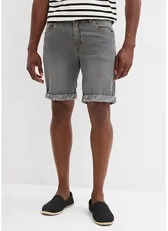 Stretch-Jeans-Bermuda, Regular Fit, bonprix