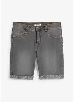 Stretch-Jeans-Bermuda, Regular Fit, bonprix