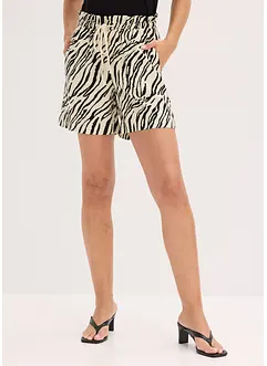 Paperbag Shorts mit Schnürung, bonprix