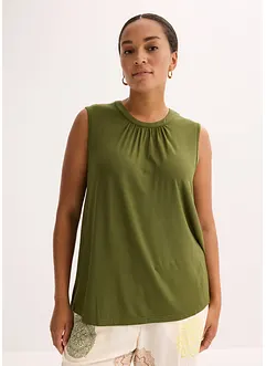 Blouse sans manches en jersey, bonprix