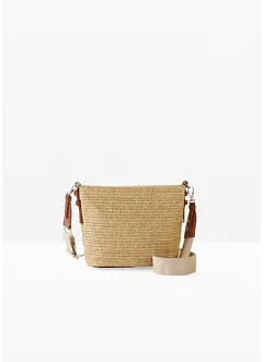 Sac à bandoulière aspect paille, bonprix