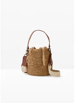 Sac seau en paille, bonprix