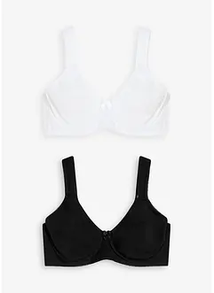 Minimizer T-Shirt BH ohne Bügel mit Bio-Baumwolle (2er Pack), bonprix