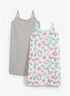 Lot de 2 nuisettes fille, bonprix