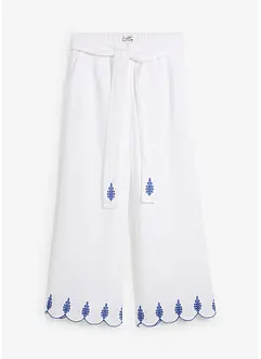 Leinen-Culotte mit Gürtel (2 tlg. Set), bonprix