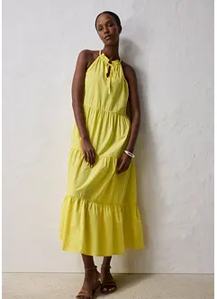 Robe en coton et soie, bonprix