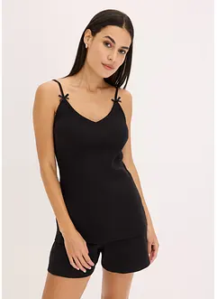 Pyjashort en coton côtelé, bonprix