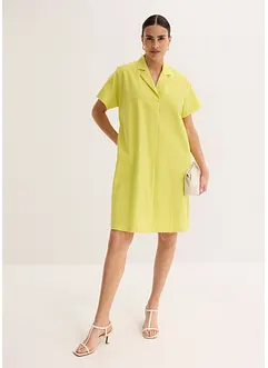 Lockeres Kleid aus Baumwolle mit eingelegter Falte, bonprix