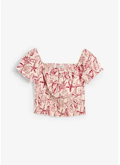 Carmenbluse aus reiner Baumwolle, bonprix
