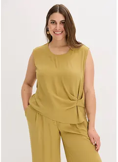 Ärmelloses Blusentop mit Knoten, bonprix