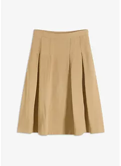 Jupe plissée en viscose mélangée, bonprix
