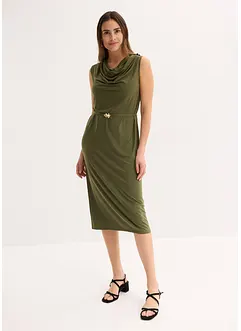 Robe en jersey avec ceinture (ens. 2 pces), bonprix