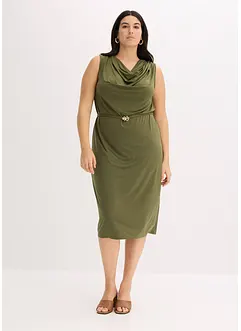 Robe en jersey avec ceinture (ens. 2 pces), bonprix