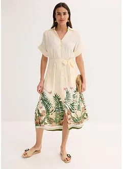 Robe-chemise avec base imprimée, bonprix
