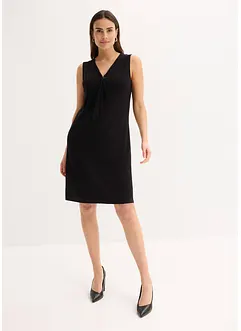 Robe en jersey à col lavallière, bonprix