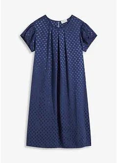 Jaquard-Kleid mit eingelegten falten, bonprix