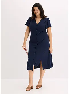 Robe fendue en jersey, bonprix