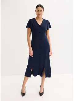 Robe fendue en jersey, bonprix