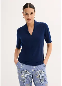 Shirt mit Kelchkragen, bonprix