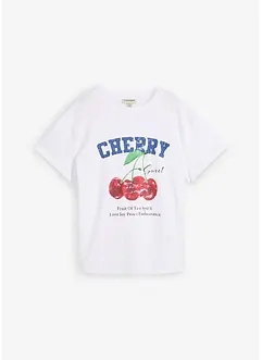 T-shirt 100% coton, imprimé, bonprix