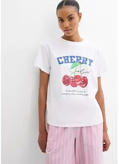 T-Shirt aus reiner Bio-Baumwolle, bedruckt, bonprix