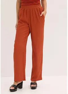 Pantalon en jersey crêpe, bonprix
