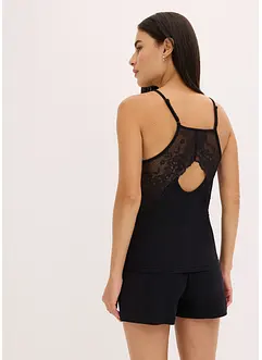 Pyjashort avec dos en dentelle, bonprix