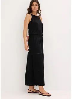 Robe longue avec empiècements au crochet, bonprix